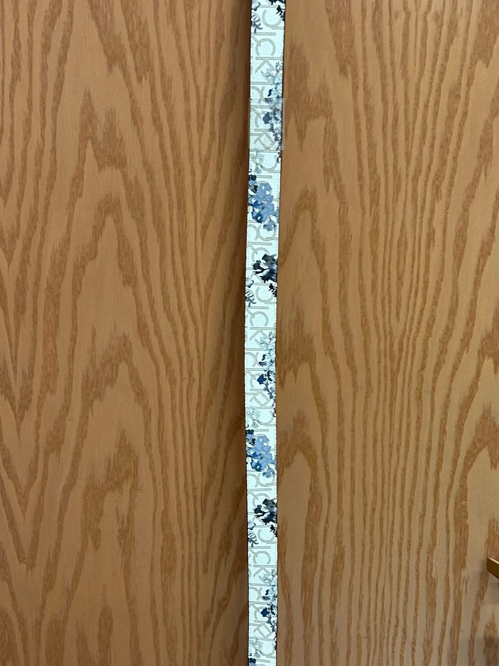 Women Calvin Klein Floral Print Belt - Blue